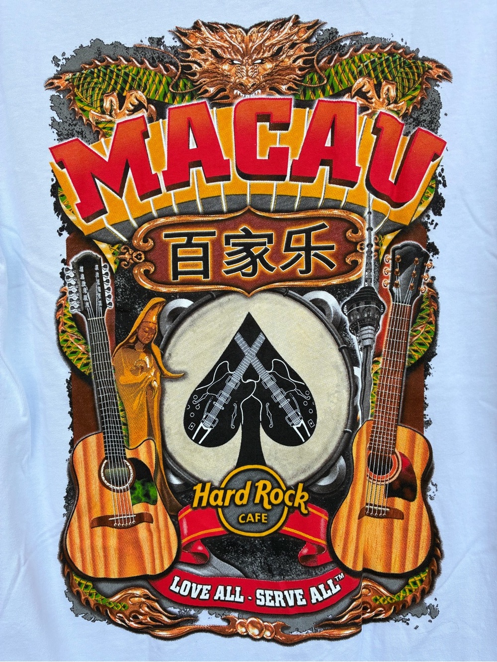 Hard Rock Cafe MACAU Graphic Tee S